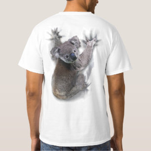 Koala Hang On Back Cute Bear Australia Animal T-Shirt