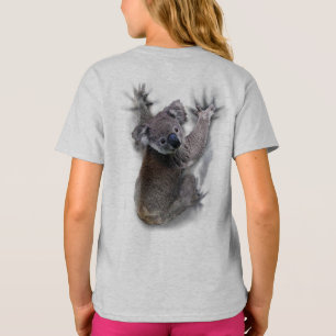 Koala Hang On Back Cute Bear Australia Animal T-Shirt