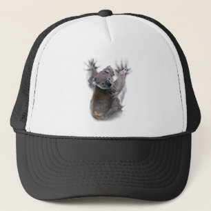 Koala Hang On Back Cute Bear Australia Animal Trucker Hat