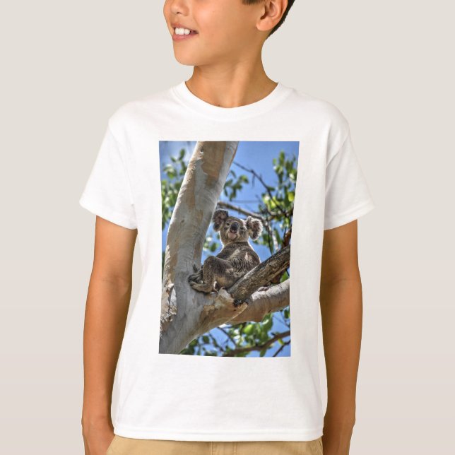 KOALA IN TREE AUSTRALIA ART EFFECTS T-Shirt (Front)