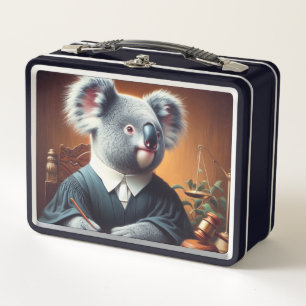 Koala Judge Metal Lunch Box