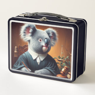 Koala Judge Metal Lunch Box