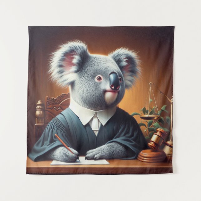 Koala Judge Tapestry (Front)