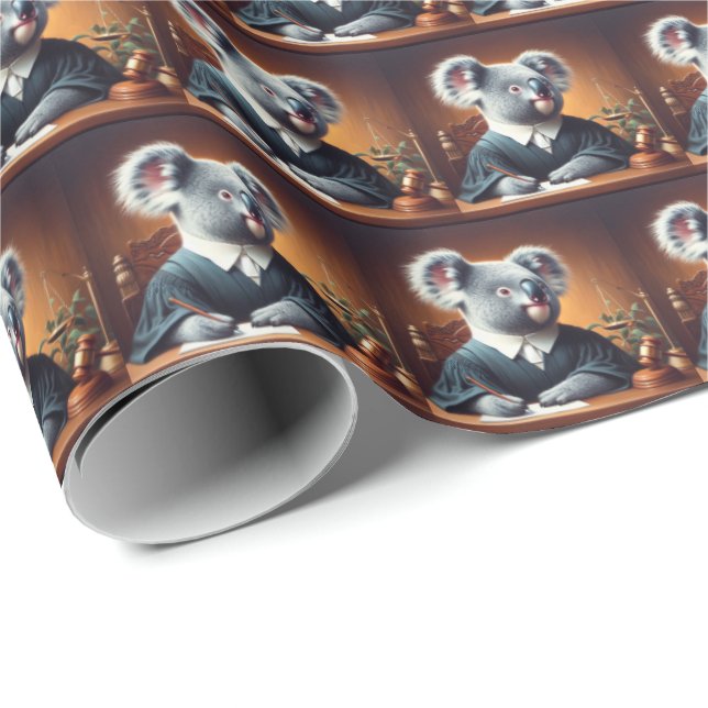 Koala Judge Wrapping Paper (Roll Corner)