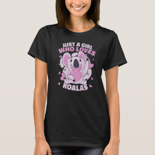 Koala Just a girl who loves koalas Premium T-Shirt