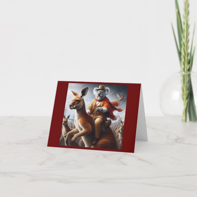 Koala Kangaroo Rider Card (Front)