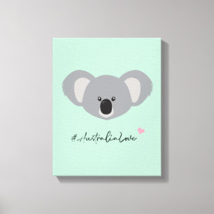 "Koala Kindness" #AustraliaLove Charity Canvas Pri Print
