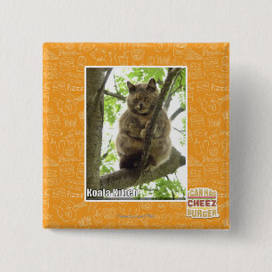 Koala Kitteh 15 Cm Square Badge
