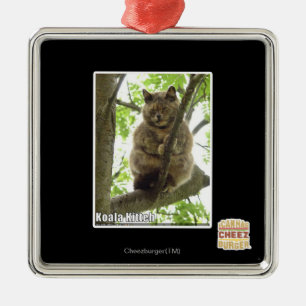 Koala Kitteh Metal Tree Decoration