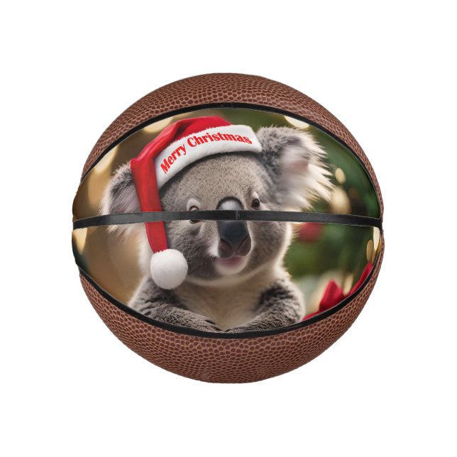 "Koala Kris Kringle: Christmas Down Under" Mini Basketball (Front)