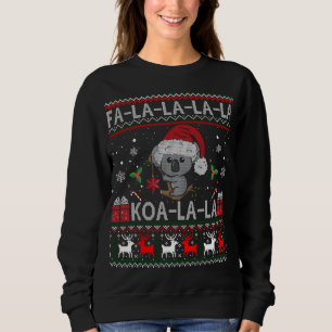 Koala-la-la Cute Koala Bear Australian Christmas U Sweatshirt