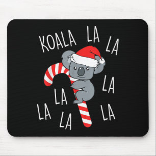 Koala La La La - Aussie Xmas Pun Funny Australian Mouse Mat