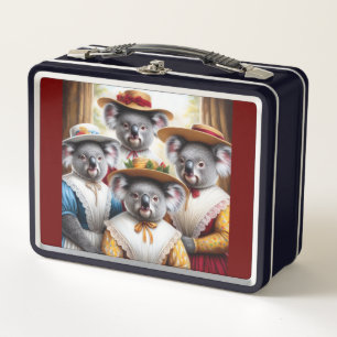 Koala Little Women Metal Lunch Box