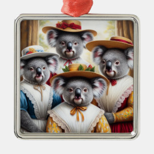 Koala Little Women Metal Tree Decoration