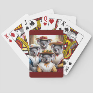 Koala Little Women Playing Cards