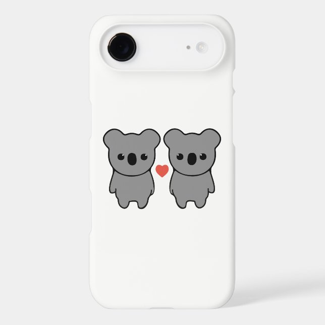 Koala Love iphone case (Back)