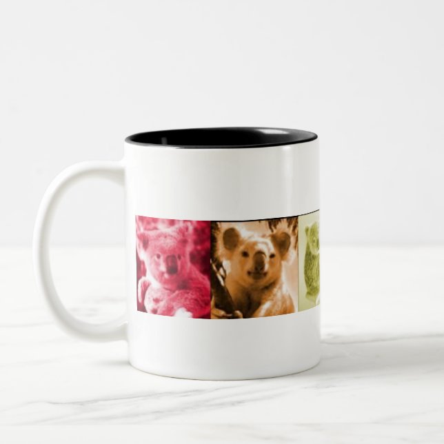 Koala Love Two-Tone Coffee Mug (Left)