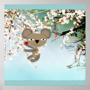 Koala Lovely Teddy Bear amazing Huge Poster