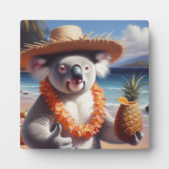 Koala Luau Plaque (Front)