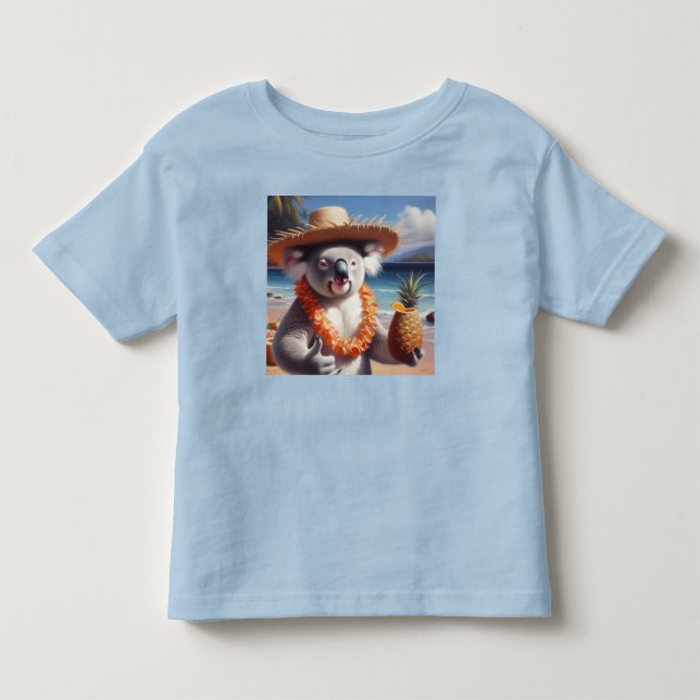 Koala Luau Toddler T-Shirt (Front)