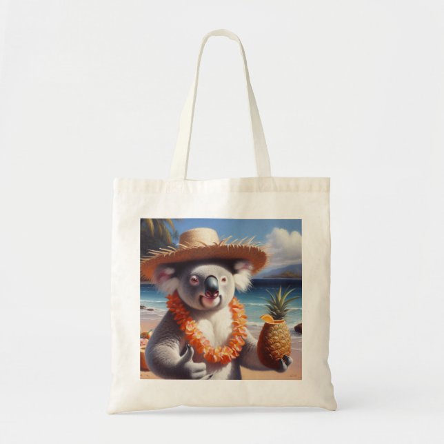 Koala Luau Tote Bag (Front)