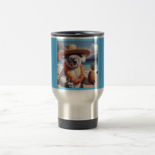 Koala Luau Travel Mug (Center)