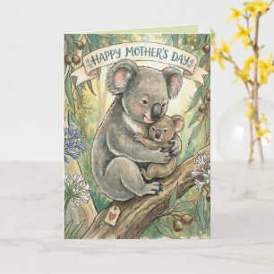 Koala Mother's Day with Joey Card
