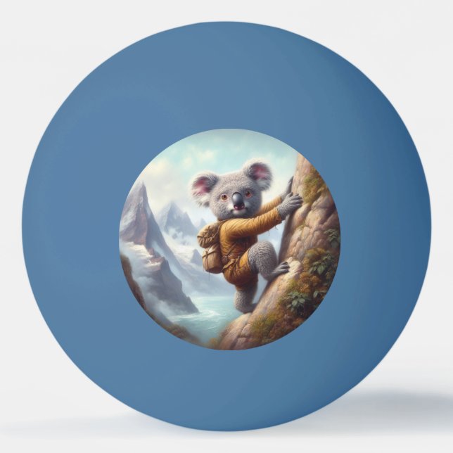 Koala Mountain Climbing Ping Pong Ball (Front)