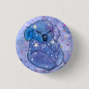 Koala named Seven 3 Cm Round Badge