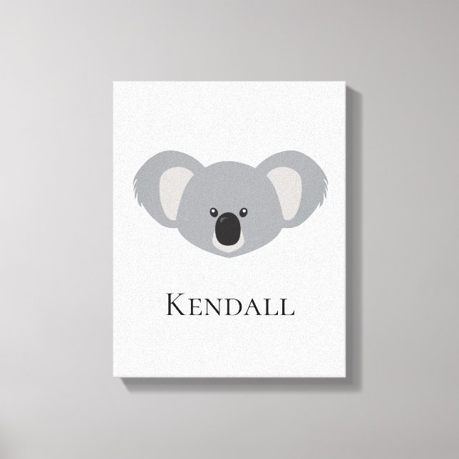 Koala Nursery Art print personalised (Front)