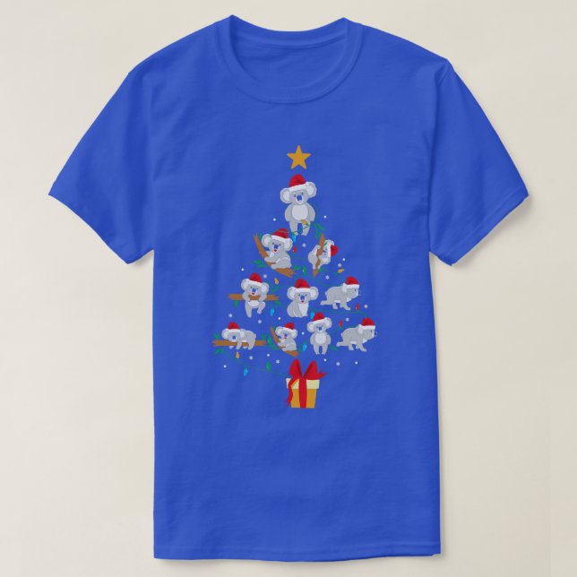 Koala Ornament Decoration Christmas Tree T-Shirt (Design Front)