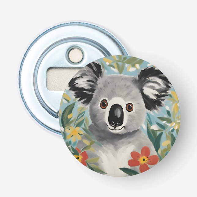 Koala Painting Bottle Opener (Front)