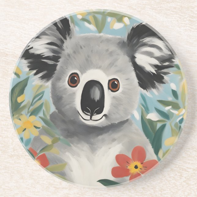 Koala Painting Coaster (Front)