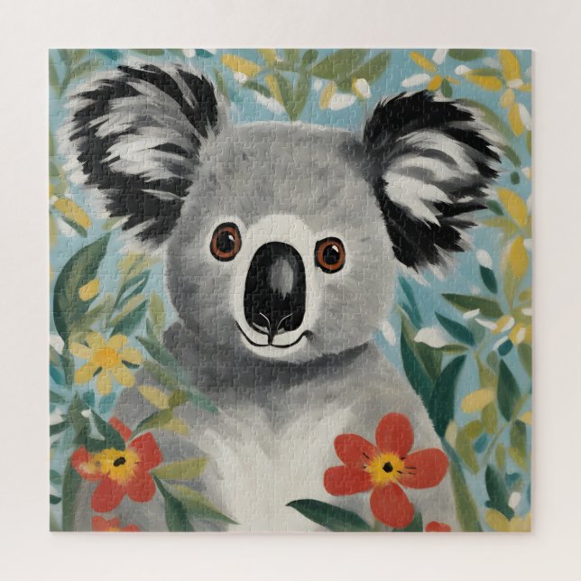 Koala Painting Jigsaw Puzzle (Vertical)