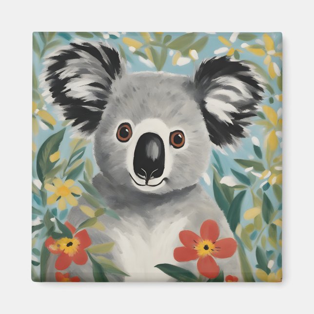 Koala Painting Magnet (Front)