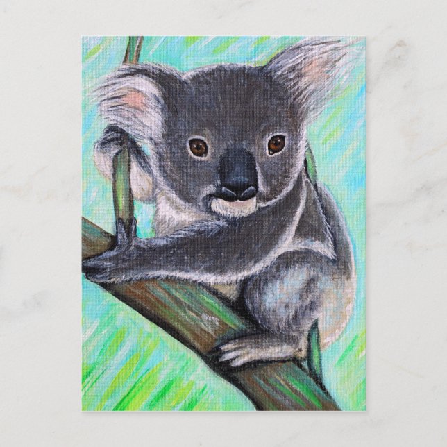 Koala Painting Postcard (Front)