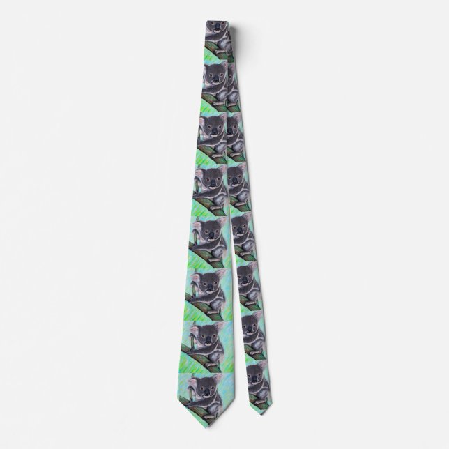 Koala Painting Tie (Front)