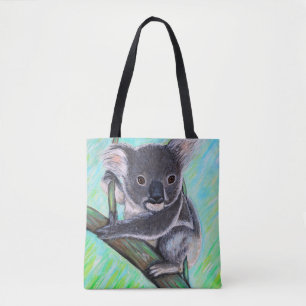 Koala Painting Tote Bag