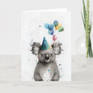 Koala Party Greeting Card