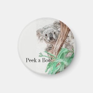 Koala Peek a Boo Magnet