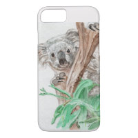 Koala Peek-a-Boo on an IPhone Case