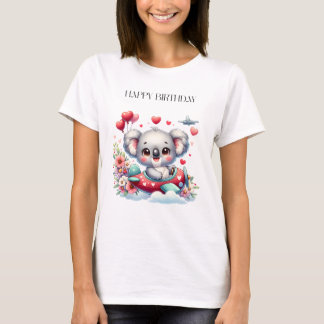 Koala Pilot Birthday T-Shirt