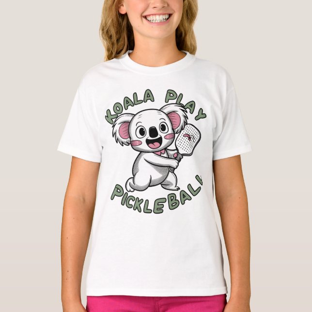 koala play pickleball T-Shirt (Front)
