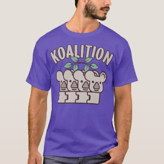 Koala PunKoalition, Funny Animal PunKoala Bear Lov T-Shirt