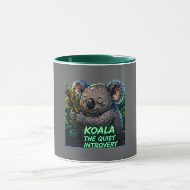 Koala Quiet Introvert Coffee Mug (Center)