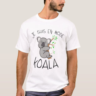 koala quote sleeping mode sleep humor ex T-Shirt