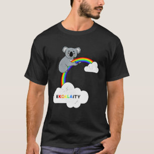 Koala Rainbow Flag Gay Pride - Funny T-Shirt