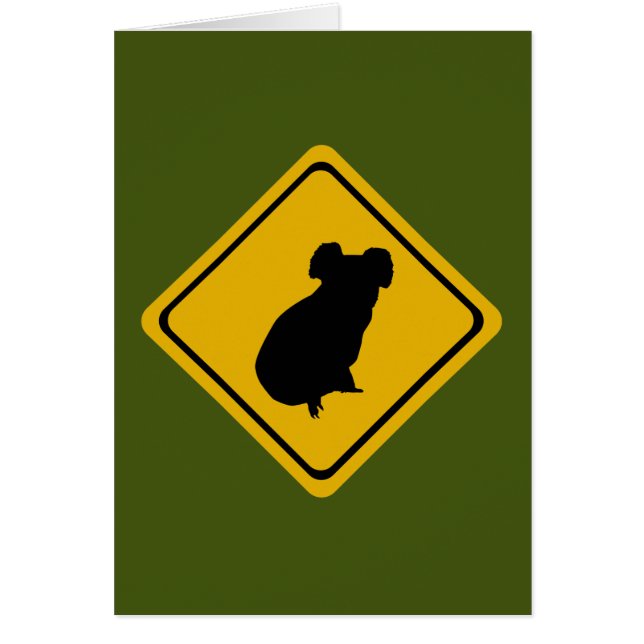 koala road sign (Front)