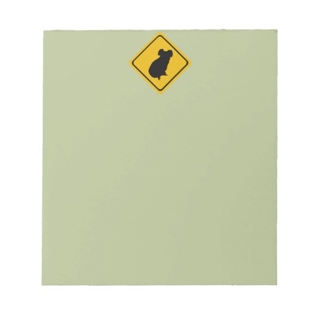 koala road sign notepad (Front)
