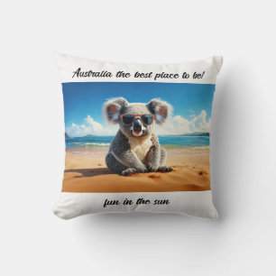 Koala sandy beach Australia the best place to be! Cushion